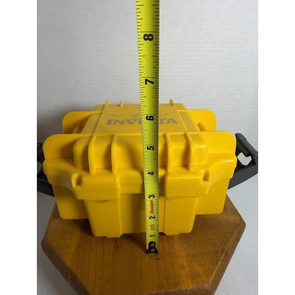 Invicta Yellow Watch‎ Case Storage Box Hard Shell Travel Case w Foam Insert